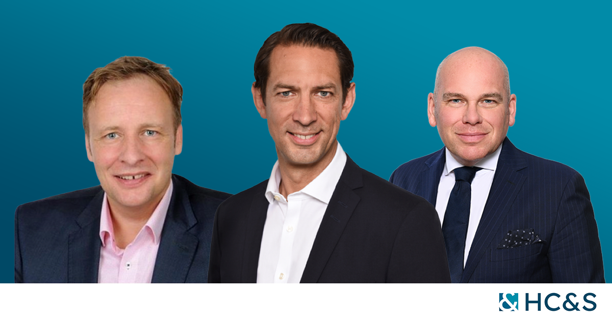 Vorstand der HC&S, links nach rechts: Dr. Prof. Dr. Lars Timm, Dr. Nicolas Krämer, Dr. Marc Heimes
