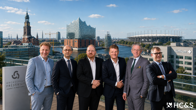 Vorstand der HC&S, links nach rechts: Dr. Prof. Dr. Lars Timm, Dr. Nicolas Krämer, Dr. Marc Heimes
