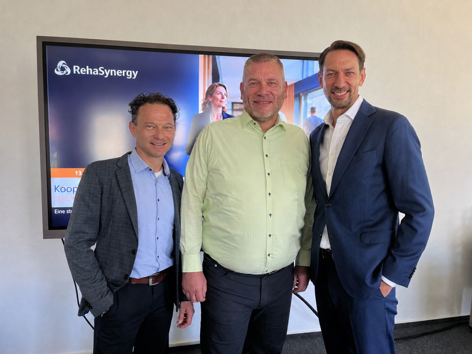 Vorstand der HC&S, links nach rechts: Dr. Prof. Dr. Lars Timm, Dr. Nicolas Krämer, Dr. Marc Heimes